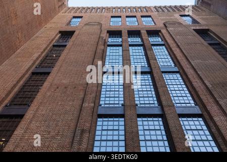 England, London, Wandsworth, Battersea Power Station, Art Deco Exterior View Stock Photo