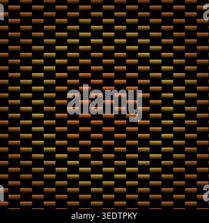 Luxury Gradient Weave Pattern with Black and Gold Modern Texture Stock Vector