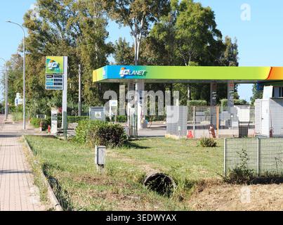 New IP filling station in Italy Stock Photo