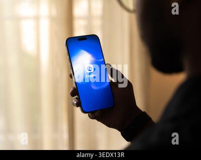 OpenAI Codex logo is displayed on the screen of a smartphone, in Bangalore, India, on May 11, 2026 Stock Photo