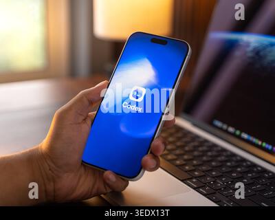 OpenAI Codex logo is displayed on the screen of a smartphone, in Bangalore, India, on May 11, 2026 Stock Photo