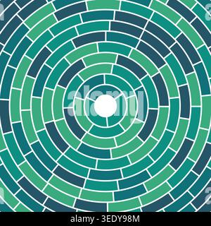 Segments centered. Abstract pattern. Simple solid cells. Large padding. Classy vector illustration. Stock Vector