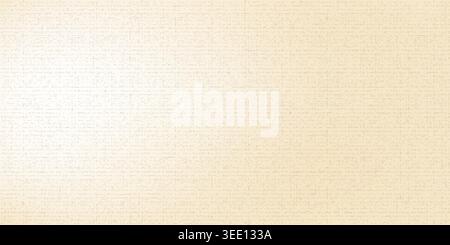 Light beige craft paper with a grunge crosshatch texture, subtle woven pattern. Recycled paper background with a grid of crisscross scribbles. Vector Stock Vector