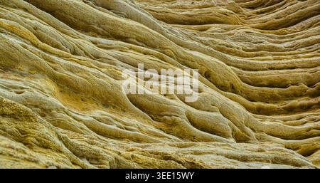 Sedimentary Rock Layers Macro Texture Stock Photo