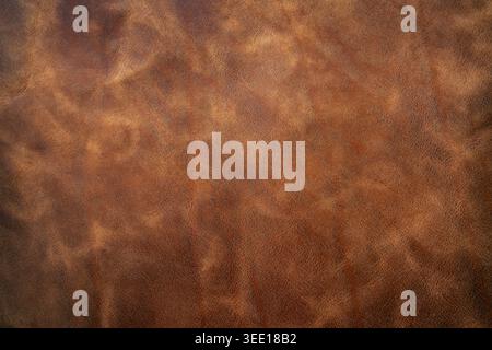 Brown vintage leather texture background with natural distressed pattern. High quality photo Stock Photo