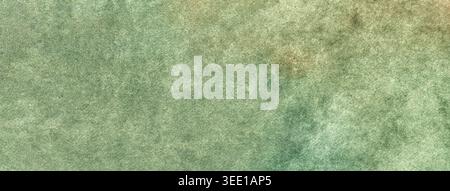 Light sage green art abstract watercolor background with textured grainy structure and organic stains, Macro olive surface. Stock Photo