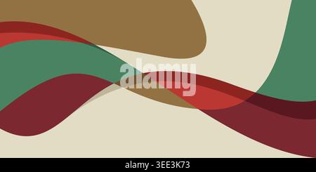Abstract background with fluid and liquid shape element for your banner, poster or calendar. Stock Vector
