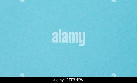 Bright cyan blue paper background with subtle texture for copy space Stock Photo