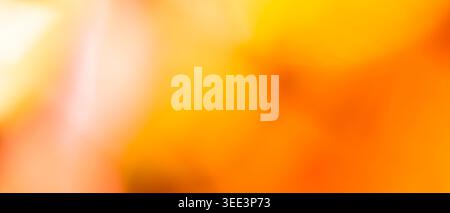Bright abstract gradient background with warm yellow orange tones and soft light flare Stock Photo