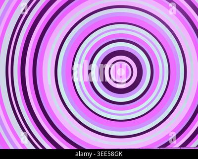 A view of neon colored striped circles, as a background. Stock Photo