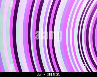 A view of neon colored curving stripes, as a background. Stock Photo