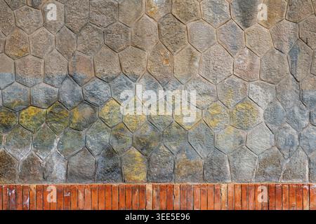 Dirty Grunge Wall Texture Background with Cracked Concrete Surface Stock Photo