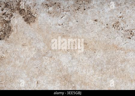 Grunge background texture of aged grey and beige concrete plate Stock Photo
