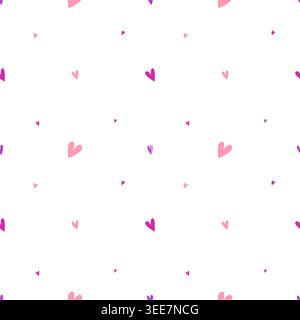 Hearts seamless pattern Stock Vector