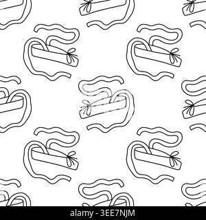 Seamless Pattern with Ballet Pointe Shoes Stock Vector
