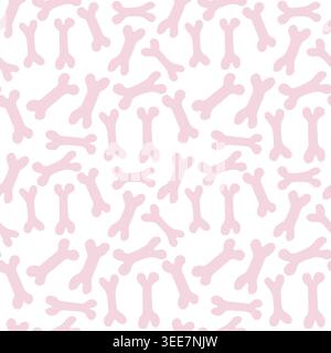 Bones for dogs seamless pattern Stock Vector