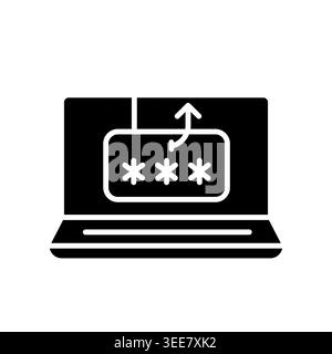 phishing color line icon. Vector isolated element. Editable stroke. Stock Vector