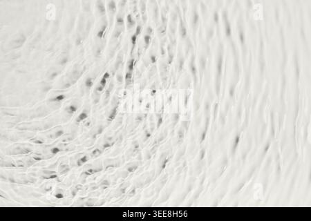 Clean water surface forming concentric ripples creating an abstract texture background Stock Photo