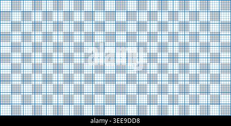 Seamless blueprint grid pattern, mathematical square coordinate paper texture . Stock Vector
