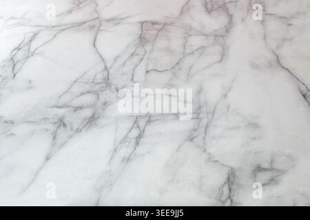 A view of a white marble surface, as a background. Stock Photo
