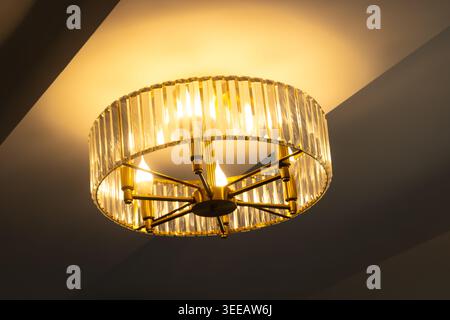 Interior pendant light fixed on the ceiling Stock Photo