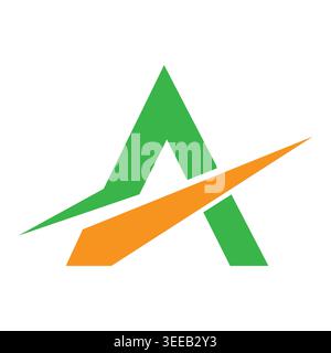 Letter A multipurpose business logo design Stock Vector