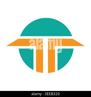Professional letter t logo design and branding Stock Vector