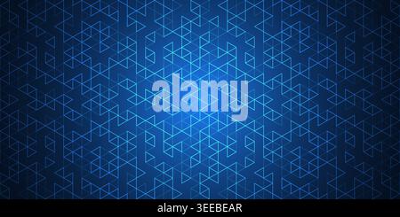 Abstract technology background with a seamless pattern of simple geometric shapes. Stylish vector texture Stock Vector