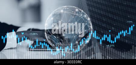 Closeup of black businesswoman using laptop, typing on keyboard, writing email, sitting in office, selective focus Stock Photo