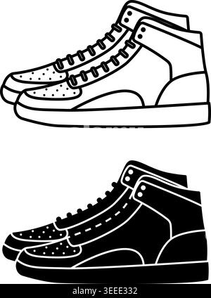 Shoes Icons Stock Vector