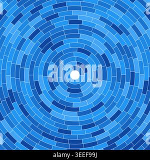 Segments centered. Abstract pattern. Simple solid cells. Medium padding. Elegant vector illustration. Stock Vector