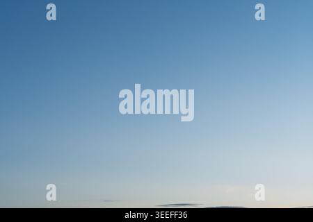 Blue sky background with soft gradient, ideal for compositing and design elements use Stock Photo