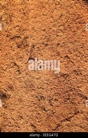 Clay earthen wall texture background, texture Stock Photo
