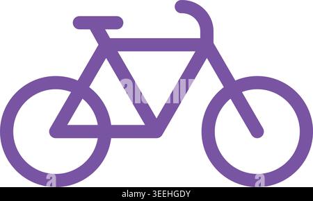 Bicycle Icon or Bicycle logo vector file Stock Vector