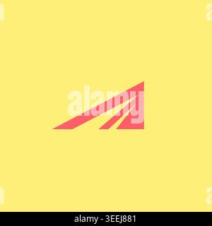 M Logo Design Vector Illustration. M Icon Stock Vector