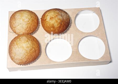 Magdalena in its original packaging, ready to eat. Stock Photo