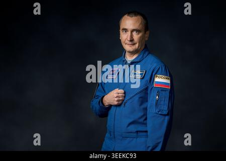 Houston, United States of America. 31 July, 2025. Roscosmos cosmonaut and Expedition 75 flight engineer Pyotr Dubrov poses for a preflight portrait at the NASA Johnson Space Center, July 31, 2025, in Houston, Texas. Credit: Robert Markowitz/NASA Photo/Ģ����ý Live News Stock Photo