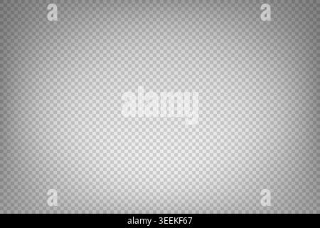 Vignette background. Vignette overlay effect. Black fades shading isolated on white background. Gradient faded texture. Fadew light on transparent Stock Vector