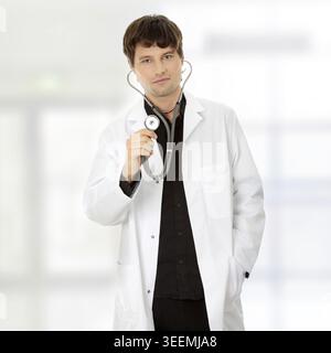Handsome young doctor Stock Photo