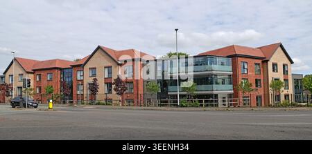 Grappenhall Manor Care Home. Stock Photo