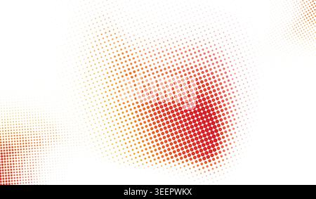 Red orange flame warm fluid abstract halftone dot texture vector illustration collection modern business set bundle pack quality Stock Vector