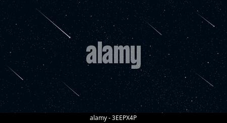 Starry night sparkle sky space background vector illustration. Stock Vector