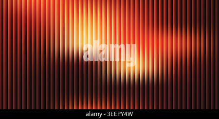 Dark orange red striped gradient abstract background vertical lines modern digital graphic presentation cover web template Stock Vector