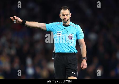 London, UK. 11th May, 2026. Referee Jarred Gillett during the Tottenham Hotspur vs Leeds United Premier League match at the Tottenham Hotspur Stadium, London. Picture credit should read: Paul Terry/Sportimage Credit: Sportimage Ltd/Ģ����ý Live News Stock Photo