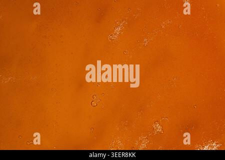 Abstract amber background of sweet maple syrup surface Stock Photo