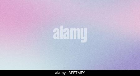 Abstract background blending pink, purple and blue hues with subtle noise texture Stock Photo