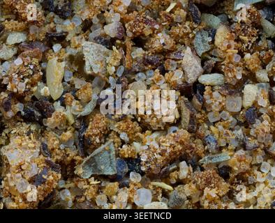 Tomato seasoning salt spice blend texture background Stock Photo