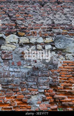 detail of old wall made from bricks Stock Photo