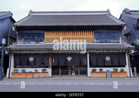 Traditional style Koedo Kawagoe buildings, an Edo period castle town in ...