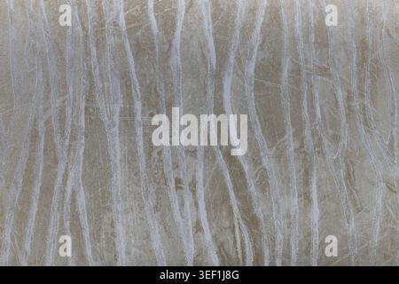 Abstract gray tapestry background with vertical white streaks Stock Photo